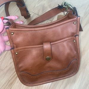 FRYE AND CO Brown Crossbody Bag